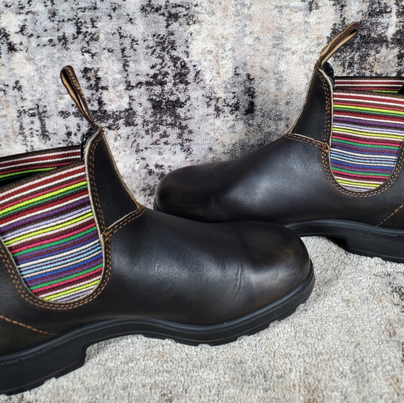Blundstone Women's 1409 Stripes Chelsea Boot Brown Size 8.5 - Picture 10 of 12